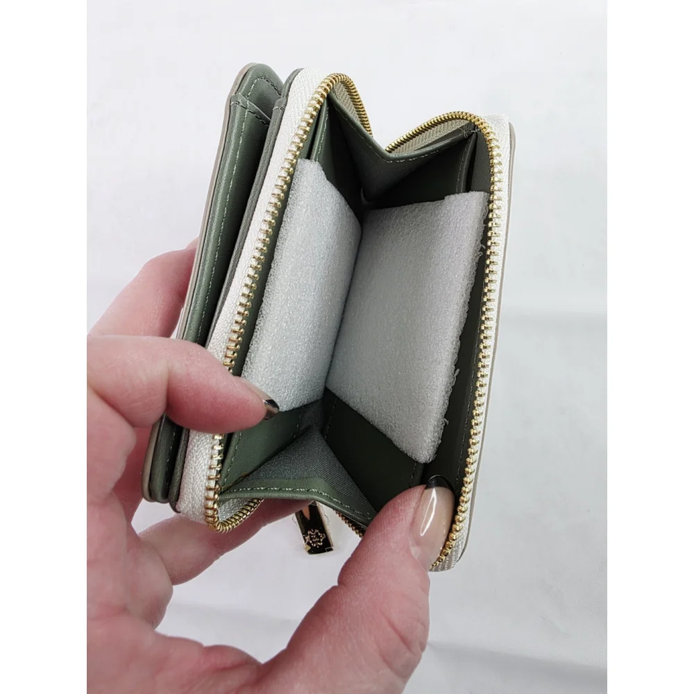 Nanette Lepore Sofie Wallet Organizer Floral Spring Magnolias Pink Green
